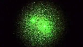 M51 Whirlpool Galaxy thru Image Intensifier in Real Time