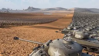 100.000 US TANKS vs 5 MILLION SPARTANS - Ultimate Epic Battle Simulator 2 UEBS2