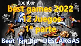 OPENBOR best games 2022 Beat 'Em Up 12 Juegos Battletoads Double Dragon final fight  He-Man 1&ordf; parte