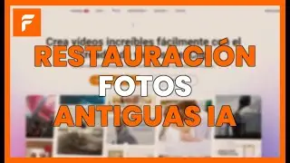 RESTAURACIÓN DE FOTOS ANTIGUAS CON IA en FLEXCLIP – Mejora imágenes en HD