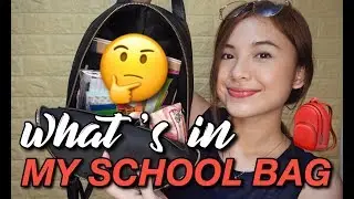 WHAT'S IN MY SCHOOL BAG 2019 (Senior High School) | Camiela Jean