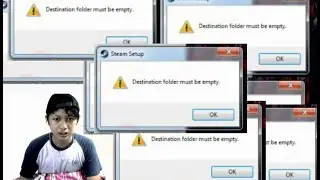 Destination folder must be empty !!! Steam Fix