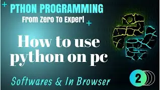 Use of Python on PC without Downloading any Software | Python Tutorial # 2