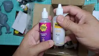 Unbox das tintas acr&iacute;licas da Tom Colors.