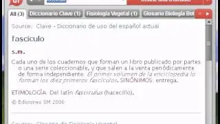 Definici&oacute;n de fasc&iacute;culo