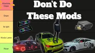Рейтинг ВСЕХ ТИПИЧНЫХ модификаций Dodge Charger от худшего к лучшему (список уровней)