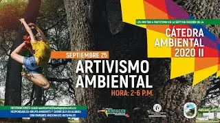 C&aacute;tedra Ambiental 2020 II Artivismo Ambiental