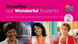 Seasons Art Class Students describe why they love the classes.