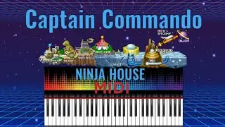 Captain Commando - Stage 3 Ninja House 🎹MIDI🎹