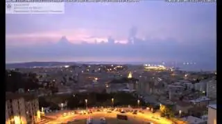Supercell thunderstorm timelapse in Trieste, Italy - 6th July 2019