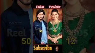 South actor father 😘 daughter age✨💗(Part-8)#shorts #viral #southactors #actor #daughter #maheshbabu