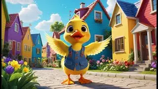 Ducky Flappy Wings Go Flap Flap Flap | Fun Duck Song for Kids | Cute Animal Rhyme for Toddlers