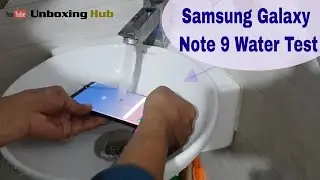 Samsung Galaxy Note 9 Water Test || Cold Water Test