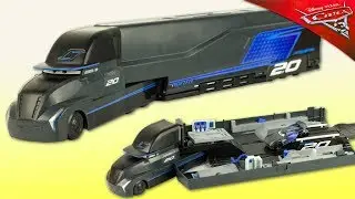 Disney Cars 3 Camion Transporteur Jackson Storm Gale Beaufort Truck Hauler Review