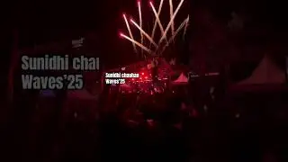 Sunidhi chauhan performance at waves bits goa #bitsgoa #fests #goa #sunidhichauhan #megafest