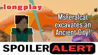Minecraft Bedrock Longplay: MsFeralcat excavates an Ancient City (no commentary)