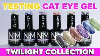 TESTING Cat Eye Gel Polish | GLITTER PLANET Twilight Gel Collection