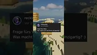 WAS MACHT DICH EINZIGARTIG? 😂 #shorts #humor #lustig #minecraft #kommentare