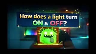 How Does a LED Monster Turn ON and OFF?|LED light for kids | Basic electronics for school students