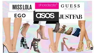 HUGE SUMMER SHOE HAUL 2020 | EGO SHOES | ASOS | MISS LOLA | SHOEDAZZLE l HIGH HEELS TRY ON