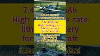 7.4V 4000mAh high discharge rate lithium battery for RC Aircraft#factory #batteries #source #diy