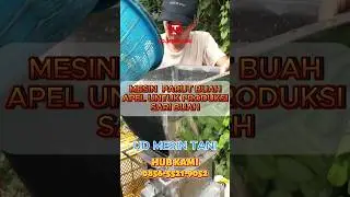 Mesin PEMBUAT SARI BUAH APEL #udmesintani