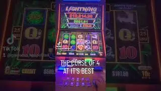 CURSE OF 4 Hollywood CASINO Ohio All limit slots! Slot bets, wins, major, mini grand jackpots!