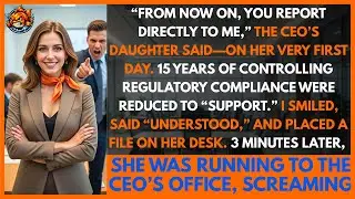 CEO’s Daughter Made Me Report to Her. She Opened the File and Froze