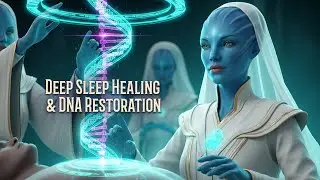 🌙 Arcturian Healing Music | 528Hz Light Codes to Deep Sleep Healing & DNA Restoration
