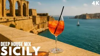 SICILY SUNLIT COASTLINES 2025 🌞 Deep House Mix | AEVE DEEP #58 | 4K UHD