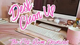 How to Clean your Desk Area in Craft Room. 