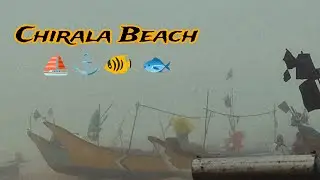 Chirala beach Fish Market At early morning ⛵🐠