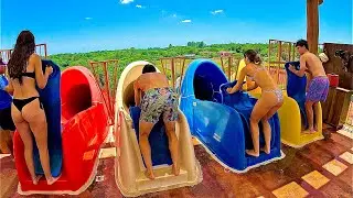 Mat Racer Water Slide at Blue Park Aqu&aacute;tico #brazil 