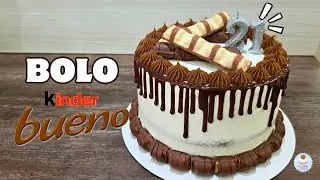 A RECEITA QUE NINGUÉM REVELA | O MELHOR BOLO KINDER BUENO | Dona Gina