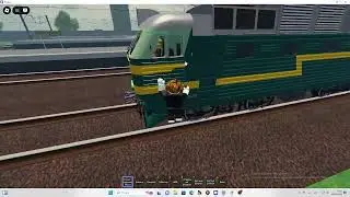 играю в роблокс kursky Railway Terminal плейс про поезда