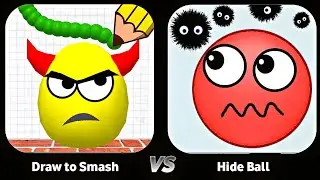 Draw To Smash Vs Hide Ball - Android Gameplay Walkthrough 