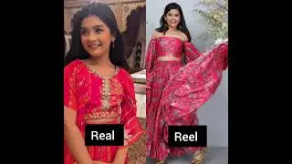 Real life Reel life dangal tv show Rimjhim ❤️ short video studio #love 💖#song #trending #cute#vairl#
