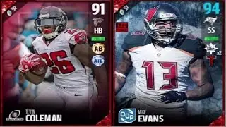 Playoff Tevin Coleman & Out Of Position Mike Evans | Player Review | Madden 17 Ultimate Team Gamepla