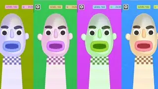 Sandwich runner 🍔🍔: 4X colour reaction gameplay walkthrough Android iOS New Update | Multiple screen