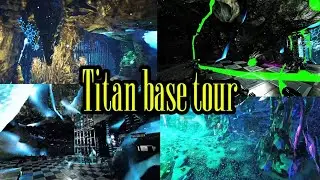 Ark PS5 HDR 4k || Base Tour On #TITAN|| #VIKINGS #KNIGHTS #VALOR #LORDS