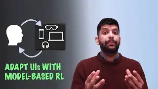 Adapting User Interfaces with Model-based Reinforcement Learning