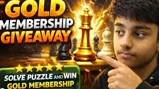 FREE Chess.com GOLD Membership 😱 | Solve Puzzle & Win!