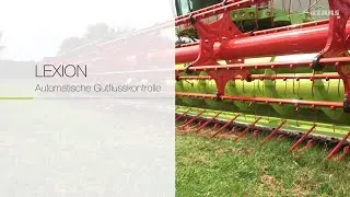 CLAAS LEXION. Automatische Gutflusskontrolle.