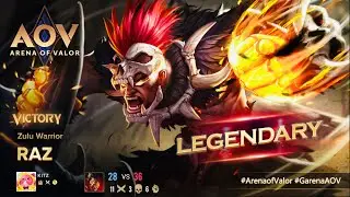 AOV - Arena Of Valor - Raz gameplay ( From request 😊 )