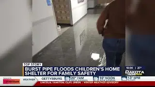 Burst pipe floods Children&rsquo;s Home Shelter for Family Safety