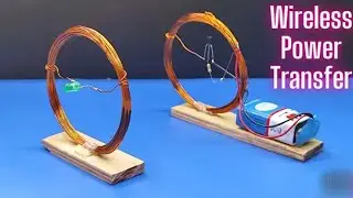 How To Make Wireless Power Transfer Project || Science Project 