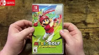Mario Golf Super Rush Nintendo Switch Unboxing