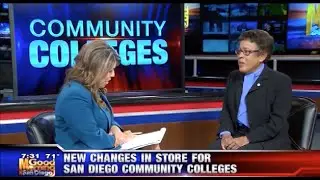 KUSI News: Chancellor Constance Carroll on New Changes in Store for SDCCD