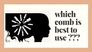 Which comb is best to use for all hair types?? || A one simple solution for your hair problems