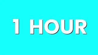 CYAN background for 1 hour!